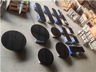 Black Galaxy Granite Commercial Table Tops