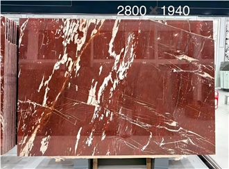 Rouge De France Rosso Francia Marble Slabs
