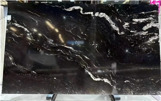 Titanium Black Granite Slabs Polished
