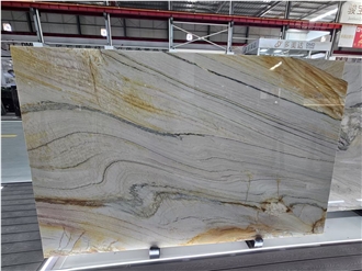 Elegant Aquarella Quartzite Slabs