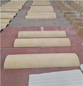 Jerusalem Gold Limestone Arced Wall Tiles