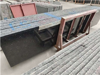 Angola Black Granite Slabs Tiles