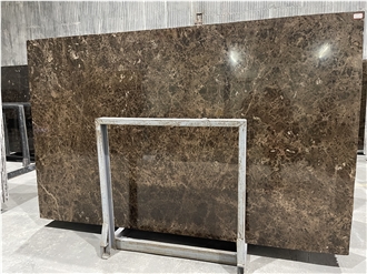 Dark Emperador Polished Marble Slabs