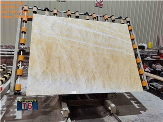 Honey Onyx Polished Translucent Slabs