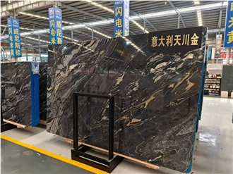 Interior Design Tianchuan Gold Marble Slabs