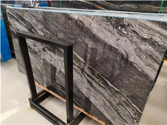 Interior Design Venetian Grey Polished Marble Slabs