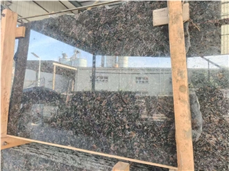 Tan Brown Granite Polished Slabs For Whole Salers/Project