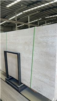 Natural Italian Travertino Navona Slabs For Walls And Floors