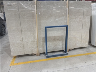 Polished Beige Botticino Classico Marble Slabs For Floors