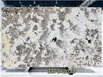 Polished Brazil Alaska White Granite Slabs For Walls