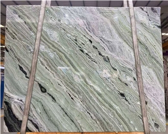 Polished Chinese Green Verde Prato Marble Slabs For Walls