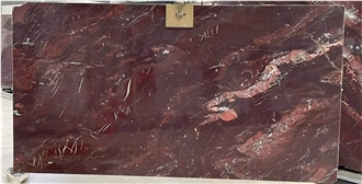 Polished Italian Red Jasper Marble Slabs For Floors