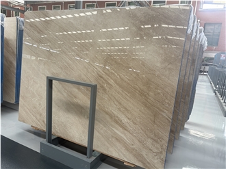 Polished Turkish Beige Diana Royal Marble Slabs For Floors