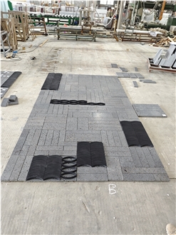 Customized Outdoor Hainan Black Basalt Tiles