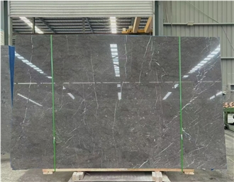 Cambodia New Zealand Grey Marble Polished Slabs Tiles