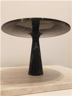 Veria Green Round Marble Table For Home