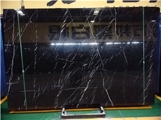 Black Nero Marquina Marble Slabs For Decor