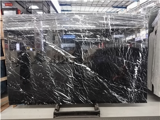 Italian Black Nero Marble Slabs