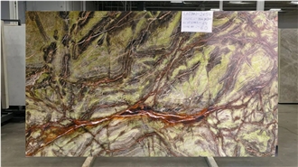 Crocodile Green Quartzite Slabs