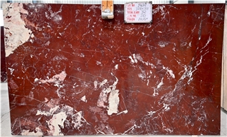 Exquisite Red Coral Quartzite Slabs