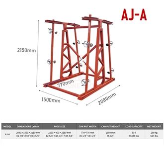 Adjustable Transport A Frame For Marble & Quartz Slabs