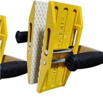 Clamp With White Rubber For Light Color Slab