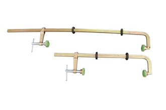 F Clamp With Green Rubber For Stone Metal Fixing