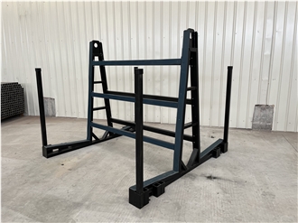 Six-Crossbars Stone Transport A Frame