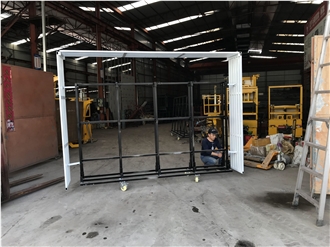 ZSJ-B 3500Mm Slab Display With Wheels
