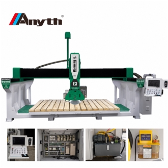 Anyth 5‑Axis CNC Bridge Saw For Granite Marble Stone Milling Profiling
