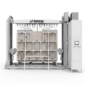 Haineng Dual-Station Diamond Wire Saw Slab Cutting Machine