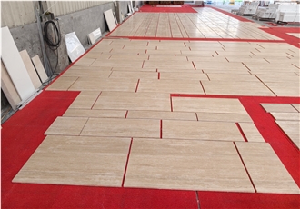 Beige Travertine Tiles For Dubai Project