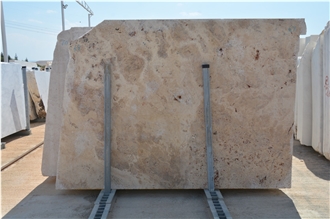 Silver Grey Travertine Slabs For Architectural Projects