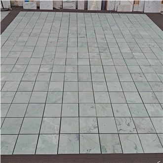 Lightweight Refreshing Ming Green Marble Panels Tiles