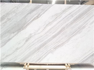 Volakas White Marble Slab Tiles