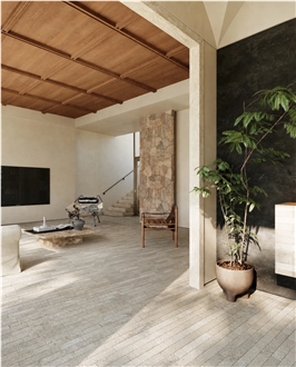 Moca Cream Limestone Mosaic Tiles