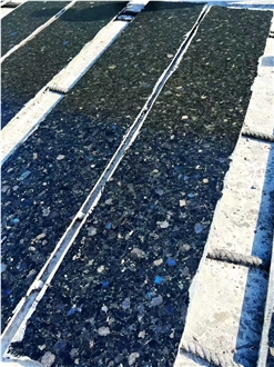 Ukraine Volga Blue Granite Slab‑Polished Slabs