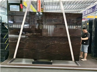 Warm Brown Marble Slabs