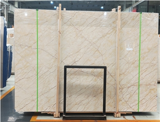Polished Bookmatched Sofitel Gold Marble Slabs For Walls