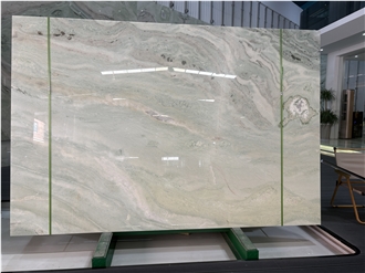 Polished Chinese Ethereal Green Marble Slabs For Walls