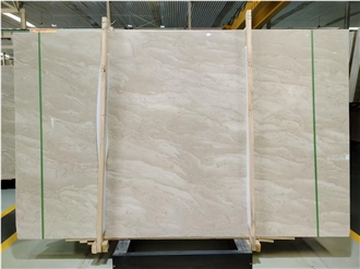 Polished Oman Beige Marble Slabs For Walls And Floors