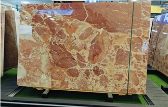 Polished Red Breccia Pernice Marble Slabs For Walls & Floors