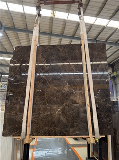 Polished Spain Dark Emperador Marble Slabs For Walls