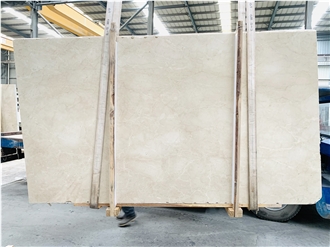 Polished Spanish Beige Marble Slabs For Floors