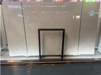 Polished Spanish Beige Marble Slabs For Walls And Floors