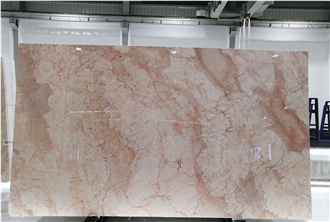 Polished Turkish Pinkura Marble Slabs For Walls And Floors
