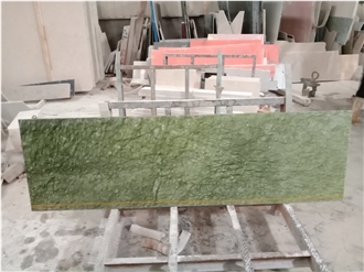 High-End Verde Ming Green Marble Slabs