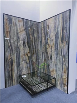 Michelangelo Blue Quartzite Slabs