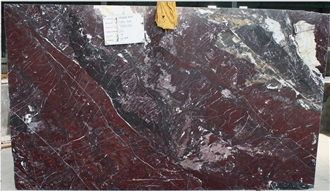 Polished Elegant Luxury Jasper Red Marble Slabs