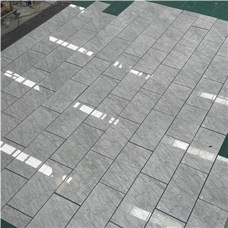 Carrara White Marble Flooring Tiles